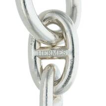 エルメス HERMES Chaine d'Ancre TGM サイズ:11LINK シェーヌダンクルTGMシルバーブレスレット 中古 OS06_画像3