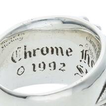 クロムハーツ Chrome Hearts FLRL CRS/フローラルクロス サイズ:11.5号 シルバーリング 中古 OM10_画像3