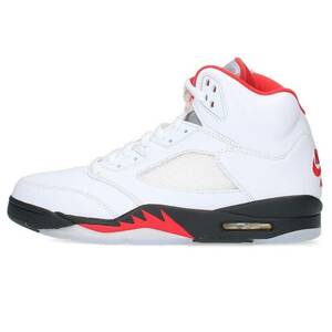 ナイキ NIKE AIR JORDAN 5 RETRO FIRE RED DA1911-102 サイズ:28cm エアジョーダン5ファイアレッドスニーカー 中古 BS99