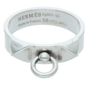  Hermes HERMES Collier de Chien PM размер :15 номер koli Ed Cyan PM серебряное кольцо б/у OM10