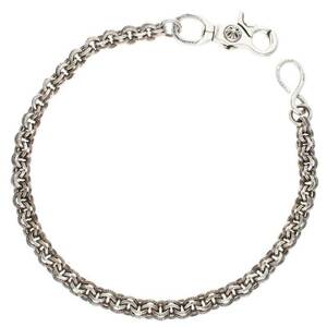  Chrome Hearts Chrome Hearts DBL BRING LONG-S/1 clip long double B ring size : long silver wallet chain used SS13