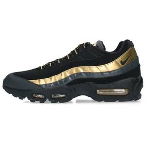 ナイキ NIKE 538416-007/Air Max 95 Black/Metallic Gold 27.5cm エアマックス95 ブラック/メタリックゴールドスニーカー 中古 BS99