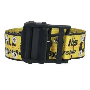 オフホワイト OFF-WHITE INDUSTRIAL BELT インダストリアルロゴハトメベルト 中古 BS99