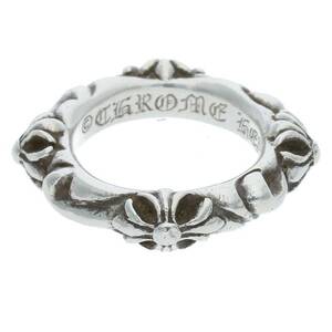 クロムハーツ Chrome Hearts SBT BAND/SBTバンド サイズ:7号 シルバーリング 中古 SJ02