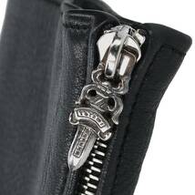 クロムハーツ Chrome Hearts DGR ZIP GROVE/ダガージップグローブ サイズ:8 レザー手袋 中古 SJ02_画像3