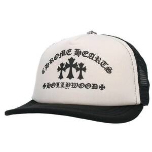 クロムハーツ Chrome Hearts TRUCKER CAP/トラッカーキャップ セメタリープリントメッシュキャップ帽子 中古 SJ02