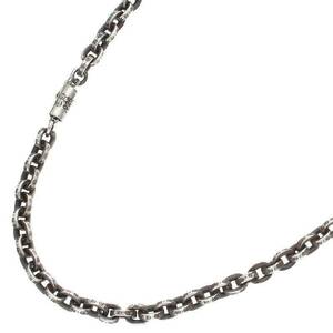 クロムハーツ Chrome Hearts PAPER CHAIN 30/ペーパーチェーン30inch サイズ:30inch シルバーネックレス 中古 NO05