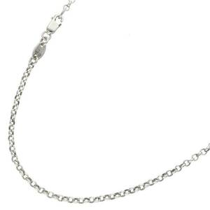 クロムハーツ Chrome Hearts NECKCHAIN R18/ロールチェーン18inch サイズ:18inch シルバーネックレス 中古 SJ02