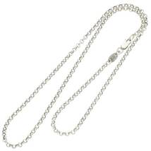 クロムハーツ Chrome Hearts NECKCHAIN R16/ロールチェーン16inch サイズ:16inch シルバーネックレス 中古 OS06_画像2