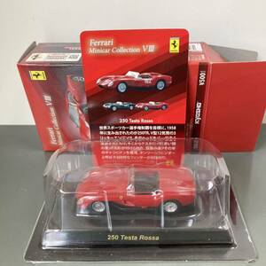 京商 1/64 Ferrari Ⅷ 250 Testa Rossa フェラーリ #8 テスタロッサ 赤 レッド