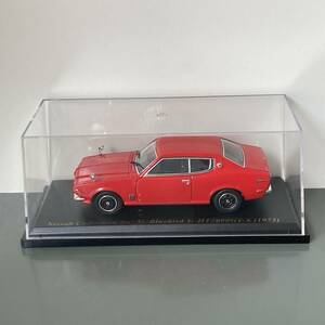 アシェット 日産名車コレクション 1/43 日産 ニッサン ブルーバード U HT2000 GT-X 1973 赤 レッド