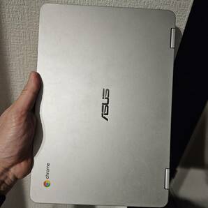 ASUS Chromebook Flip C302C シルバー タッチパネル Chrome OS クロームブック USキー 充電器付きの画像4