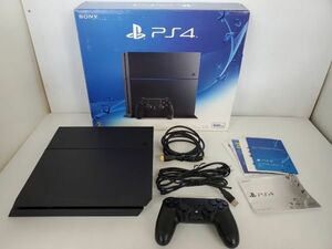 SE2950-0418-46 【中古】 SONY PlayStation4 プレイステーション4 PS4 500GB CUH-1200A B01 ジェット・ブラック