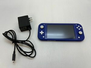 SD513-240420-048【中古】任天堂 SWITCH Lite スイッチ ライト ブルー 本体 箱、説明書欠品　動作確認済み 初期化済み