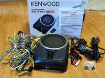 KENWOOD ケンウッド KSC-SW01 サブウーハー 動作確認済 美品 取説 箱あり_画像1