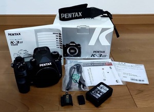 2024 год 3 месяц . техническое обслуживание settled PENTAX Pentax K-3 MARK 3 III цифровой однообъективный зеркальный корпус черный 