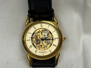 FOSSIL SK-01　フォッシル　腕時計　スケルトン　ジャンク品