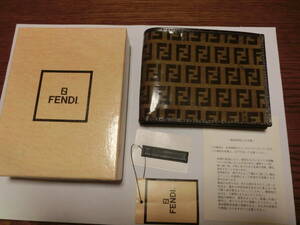 当時物、未使用＊自宅保管＊極美品＊フェンディ―＊FENDI＊財布＊イタリー製＊0404-04