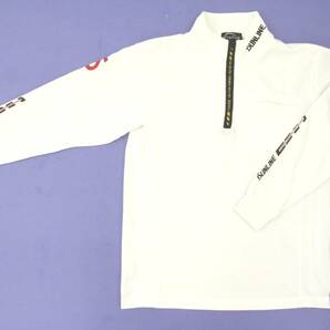 サンライン ステータス・ジップアップ DRYシャツ STWー0841（ホワイト） Lサイズ 【中古良品】の画像1