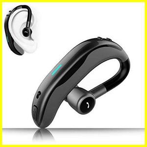 ★グレー★ Bluetooth ヘッドセット片耳 ワイヤレス イヤホン 耳掛け式 ブルートゥース 左右耳兼用 V5.3 マイク内蔵 Iphone