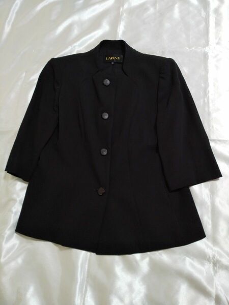 LAPINE サマーウール 七分袖 スーツ 黒
