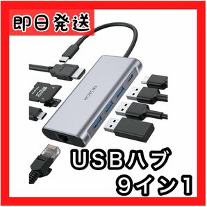 ★即購入歓迎★USB ハブ USB Cハブ アダプター 9イン1 TypeC HOYOKI