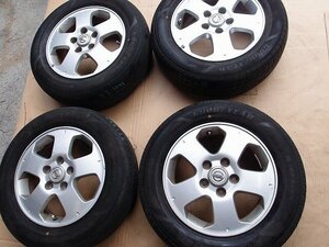 ☆ 日産 純正 195 65R 15 アルミ＆ラジアル 4本組 5穴 GOODYEAR EfficientGrip ECO eg01　TY1073