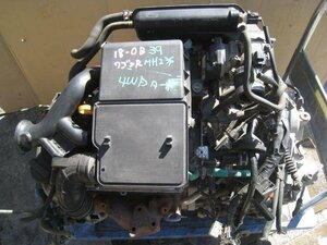 スズキ ワゴンR MH23S H20年 エンジン 本体　K6A 4WD車　18-0B50