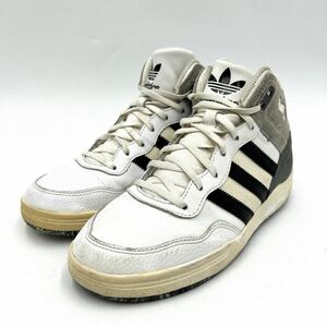 F ■ 13年製 '履き心地抜群' adidas originals アディダスオリジナルス HIGH CUT スニーカー SIZE:24.5cm メンズ 紳士靴 シューズ Q33289