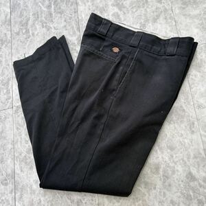 EE ■ 17年製 '人気 名作モデル' Dickies ディッキーズ 874 original Fit ストレート ワークパンツ 32×32 メンズ 紳士服 ボトムス 古着 