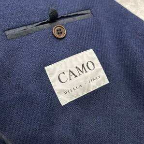 OO ■ 良品 / イタリア製 '至高の逸品' CAMO BIELLA ITALY ユナイテッドアローズ UNITED ARROWS テーラードジャケット 46 上着 アウター の画像6