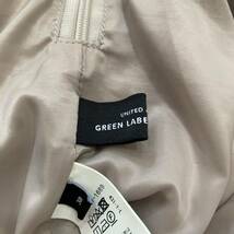 AA▼ 洗練されたデザイン!! green label relaxing グリーンレーベルリラクシング ウエストゴム ストレッチ素材 ワイドパンツ size:38 beige_画像7