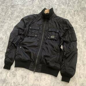 NN ▼ 都会のカジュアルウェア '着心地抜群' ALPHA INDUSTRIES アルファ インダストリーズ ダブルジップ ナイロンジャケット size:M メンズの画像1