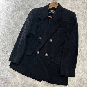 AA @ 古着 '希少 ビンテージ' BURBERRYS バーバリー WOOL メルトンウール ダブルブレスト ジャケット size11 レディース 婦人服 アウター 