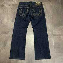 MM ▼ 洗練されたデザイン!! '米国製' TRUE RELIGION トゥルーレリジョン special edition ひ ストレート デニムパンツ / ジーンズ size:33_画像6