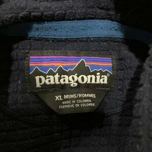 QQ ▼ 大きいサイズ!! 'POLARTEC' Patagonia パタゴニア ストレッチ ハーフジップ 長袖 フリースジャケット size:XL メンズ NAVYの画像6