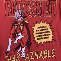 A ▼ 大きいサイズ!! '着心地抜群' rx 78 2 gundam REDCOMET シャアアズナブル コットン100% 長袖 Tシャツ / カットソー size:XL メンズ _画像5