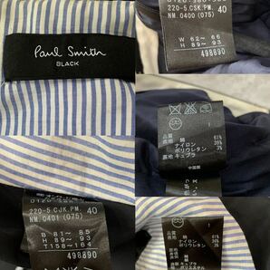 D ▼ 洗練されたデザイン!! '着心地抜群' Paul Smith Black ポールスミス ブラック スーツ 上下 セットアップ 2点セット size:40 婦人服の画像8