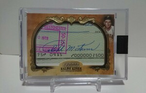 2021 Topps Dynasty Baseball　Ralph Kiner 1/1