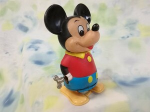 g_t U957 ☆増田屋 マスダヤ☆Walt Disney ディズニー ミッキーマウス ゼンマイ式人形☆トコトコ人形☆昭和レトロ ☆【現状品】