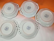 g_t W436 ☆sango ヨーロピアン EUROPEAN カップ＆ソーサー スプーン 4客＋ソーサー1枚 洋食器 陶器_画像7