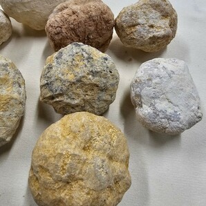 S-119 天然石 原石 モロッコ産 水晶ジオード 自分で割る １１個の画像6