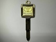 TOYOTA トヨタ マーク デカロゴ fashion key ファッションキー ブランクキー スペアキー 鍵 M322 旧車 JDM 当時物 未使用品_画像1