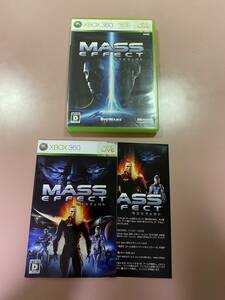 Xbox360★マスエフェクト★used☆Mass Effect☆import Japan