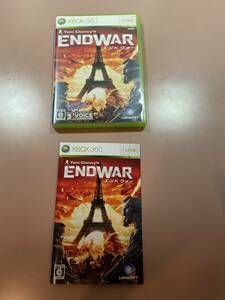 Xbox360★エンドウォー★used☆End War☆import Japan JP