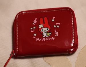 サンリオ SANRIO マイメロディ My Melody 1997年の製品 赤いコインケース 財布 ビニール製品