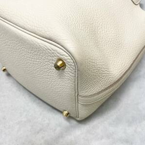 1円〜美品 HERMES エルメス ピコタンロック18/PM トリヨンクレマンス べトン ゴールド金具 C刻印 ハンドバックの画像5