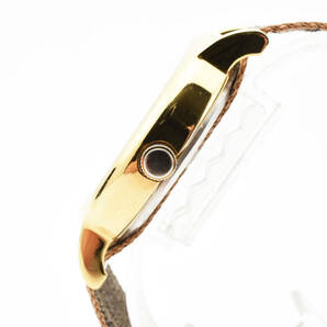 1円〜 美品 TIMEX タイメックス 腕時計 ウィークエンダー メタリック ゴールド系 ブラウン系 メンズ レディースの画像5