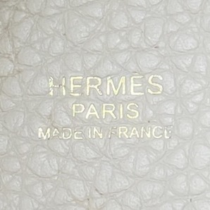 1円〜美品 HERMES エルメス ピコタンロック18/PM トリヨンクレマンス べトン ゴールド金具 C刻印 ハンドバックの画像9