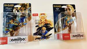 新品 未開封 amiibo アミーボ ゼルダの伝説シリーズ リンク 弓 ブレスオブザワイルド / ゼルダ 2種まとめ 限定特典付き (Zelda)